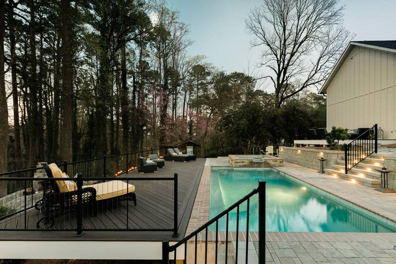 Concrete pool deck contractors in Atlanta