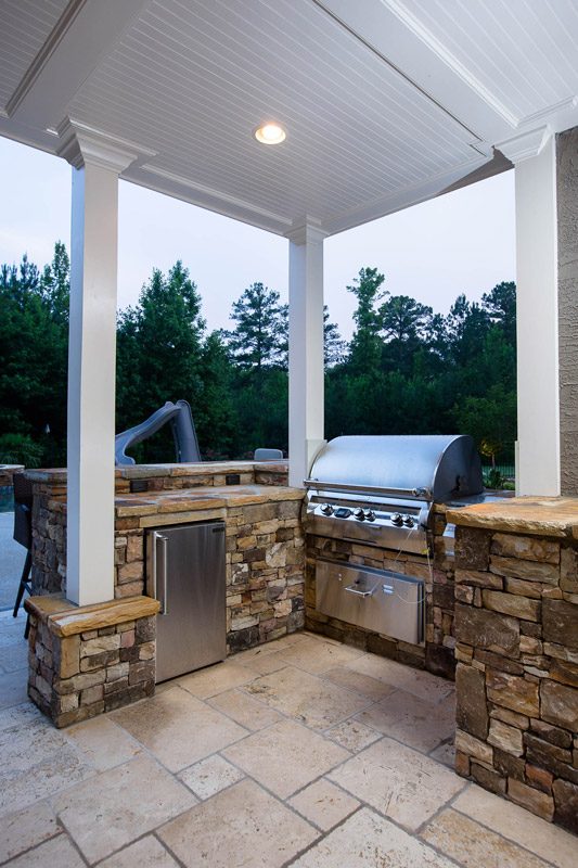 Outdoor Kitchen Gallery Work by Decks & More in Atlanta, GA