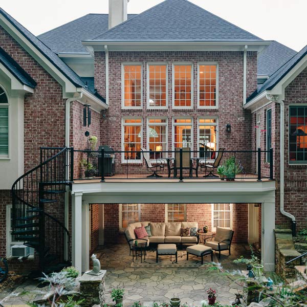 Outdoor Deck and Lower Patio in Atlanta, GA