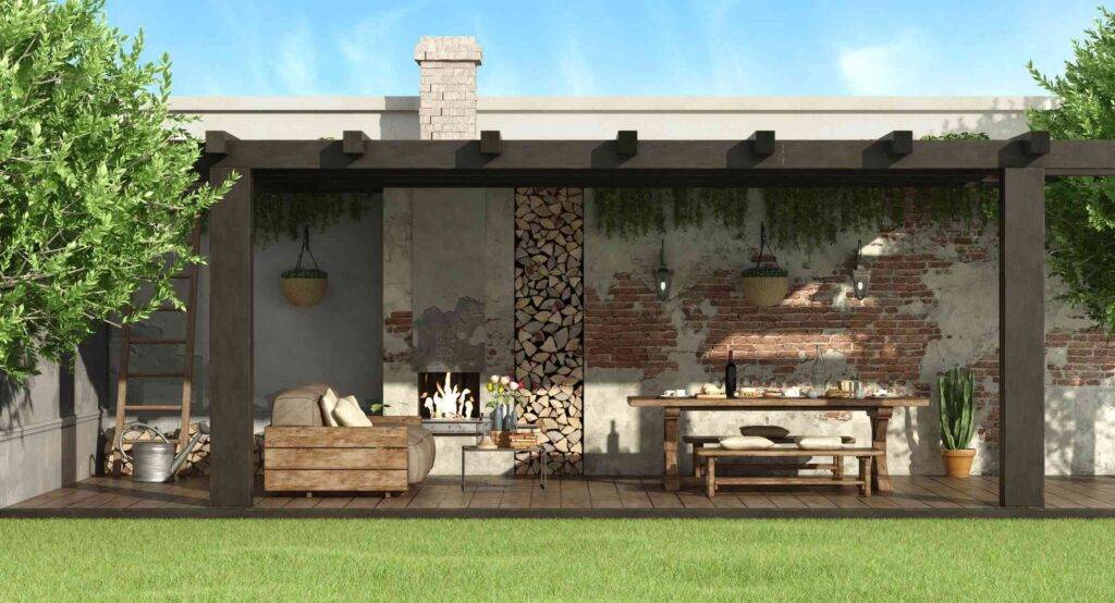 Stylish outdoor living space by Decks and More in Atlanta, GA, blending style and comfort