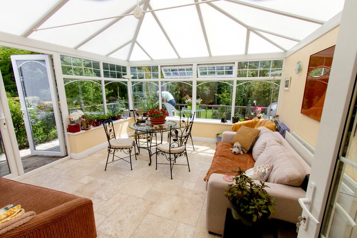 custom sunroom designed by Decks and More